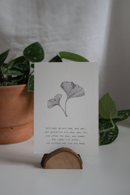 Karte Motivationsspruch