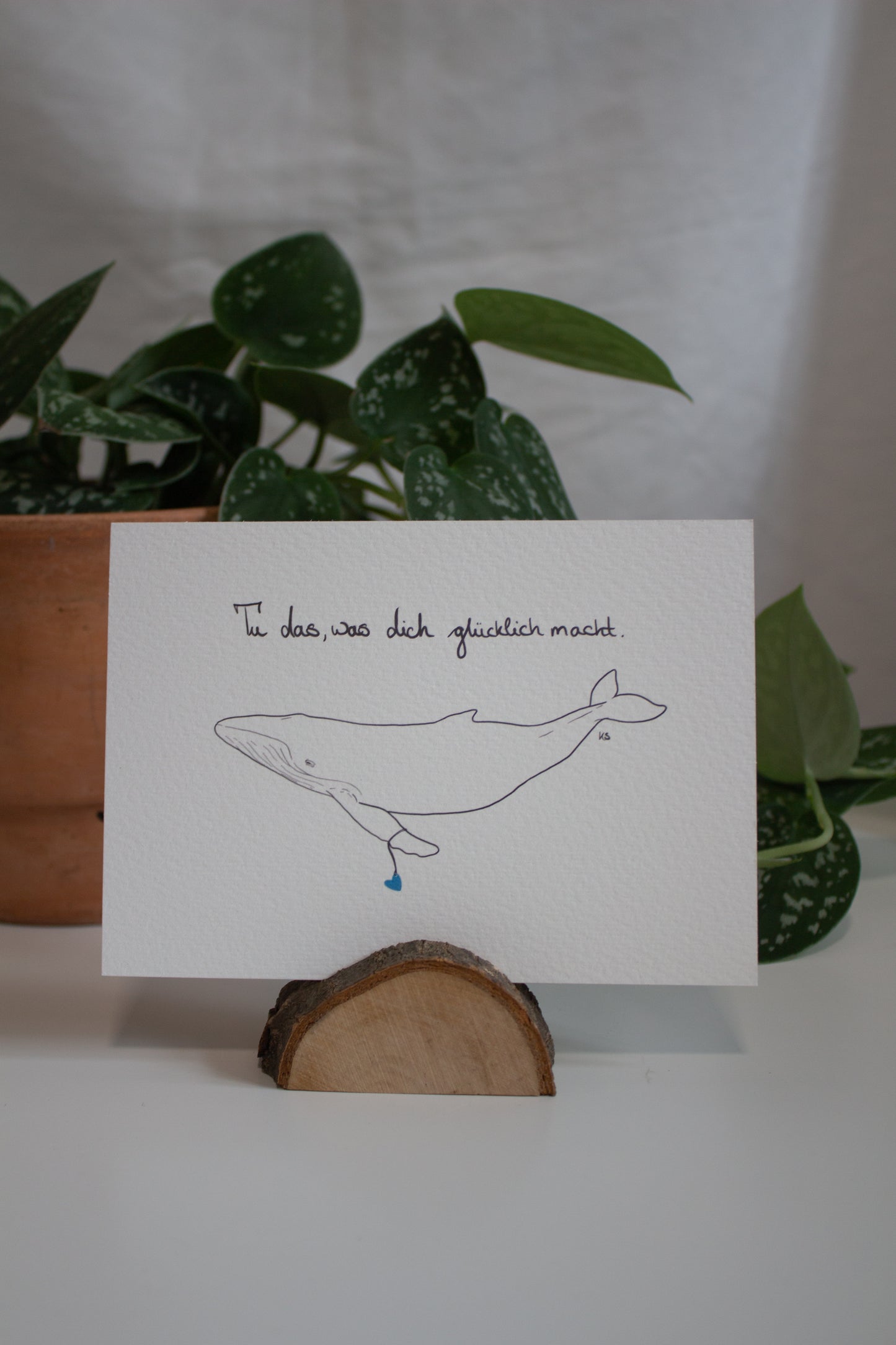 Karte "Tu das, was dich glücklich macht"
